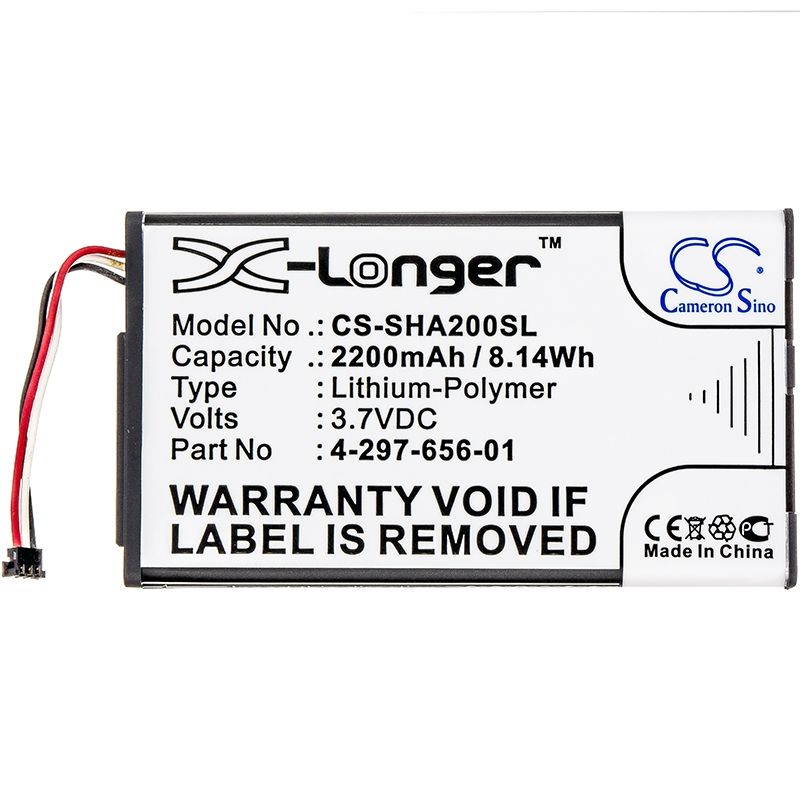 Li-Polymer Speaker Battery fits Sony, Pha-2, Pha-2a, 3.7V, 2200mAh Speaker Cameron Sino Technology Limited