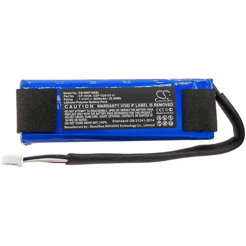 Li-polymer Speaker Battery Fits Harman/kardon, Go Play, Go Play Mini, 7.4v, 3000mah Speaker Cameron Sino Technology Limited