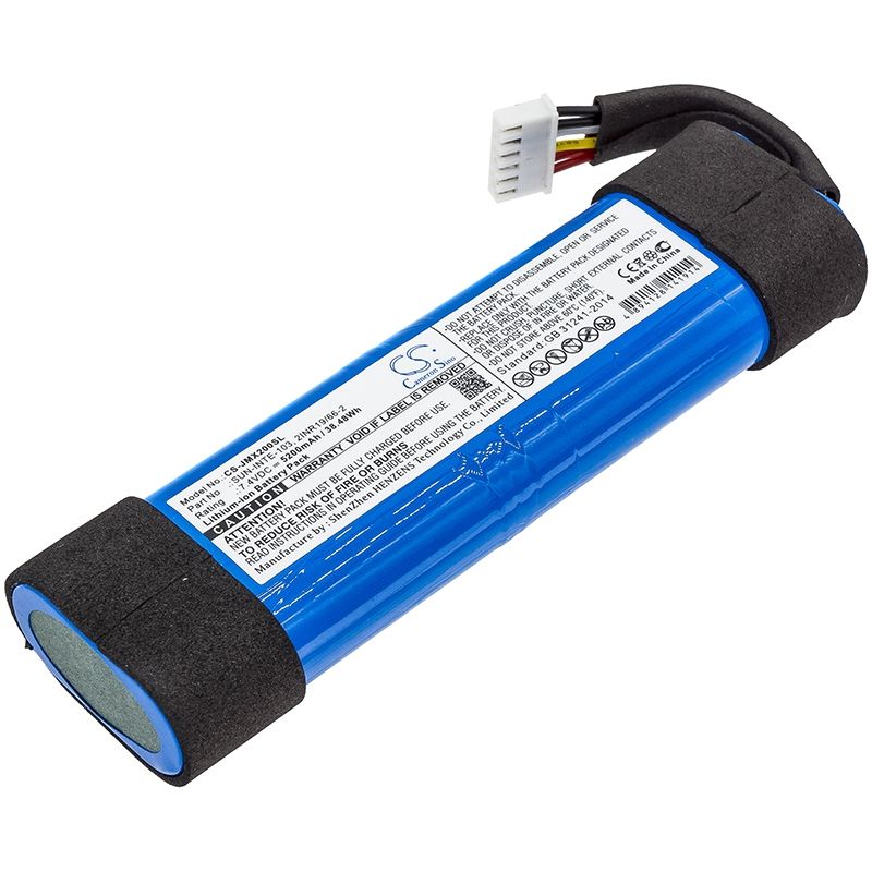 Li-ion Speaker Battery fits Jbl, Jblxtreme2blkam, Jblxtreme2bluam, Xtreme 2 7.4V, 5200mAh Speaker Cameron Sino Technology Limited