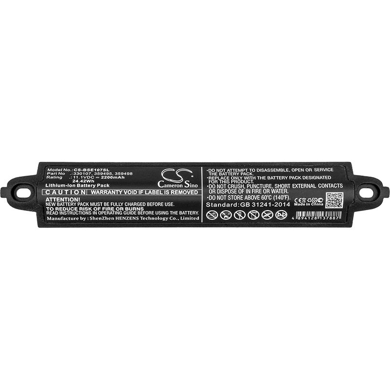 Li-ion Speaker Battery Fits Bose, 404600, Soundlink, Soundlink 2 11.1v, 2200mah Speaker Cameron Sino Technology Limited