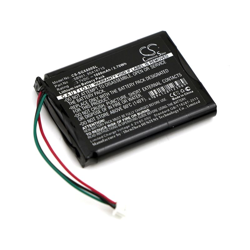 Li-ion Speaker Battery fits Shure, Mxw1, Mxw6, Mxw8 Wireless Transmitters 3.7V, 1000mAh Speaker Cameron Sino Technology Limited