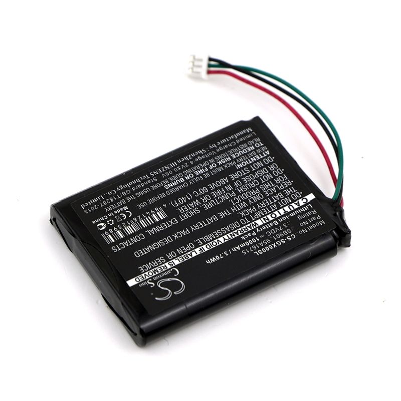 Li-ion Speaker Battery fits Shure, Mxw1, Mxw6, Mxw8 Wireless Transmitters 3.7V, 1000mAh Speaker Cameron Sino Technology Limited
