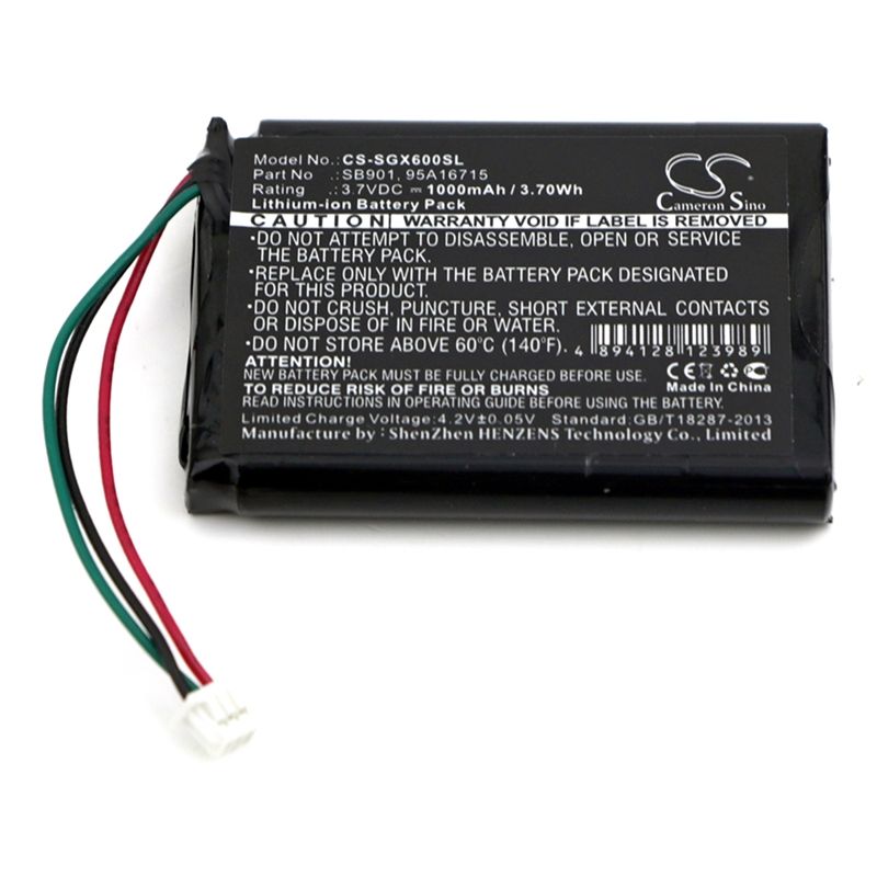 Li-ion Speaker Battery fits Shure, Mxw1, Mxw6, Mxw8 Wireless Transmitters 3.7V, 1000mAh Speaker Cameron Sino Technology Limited