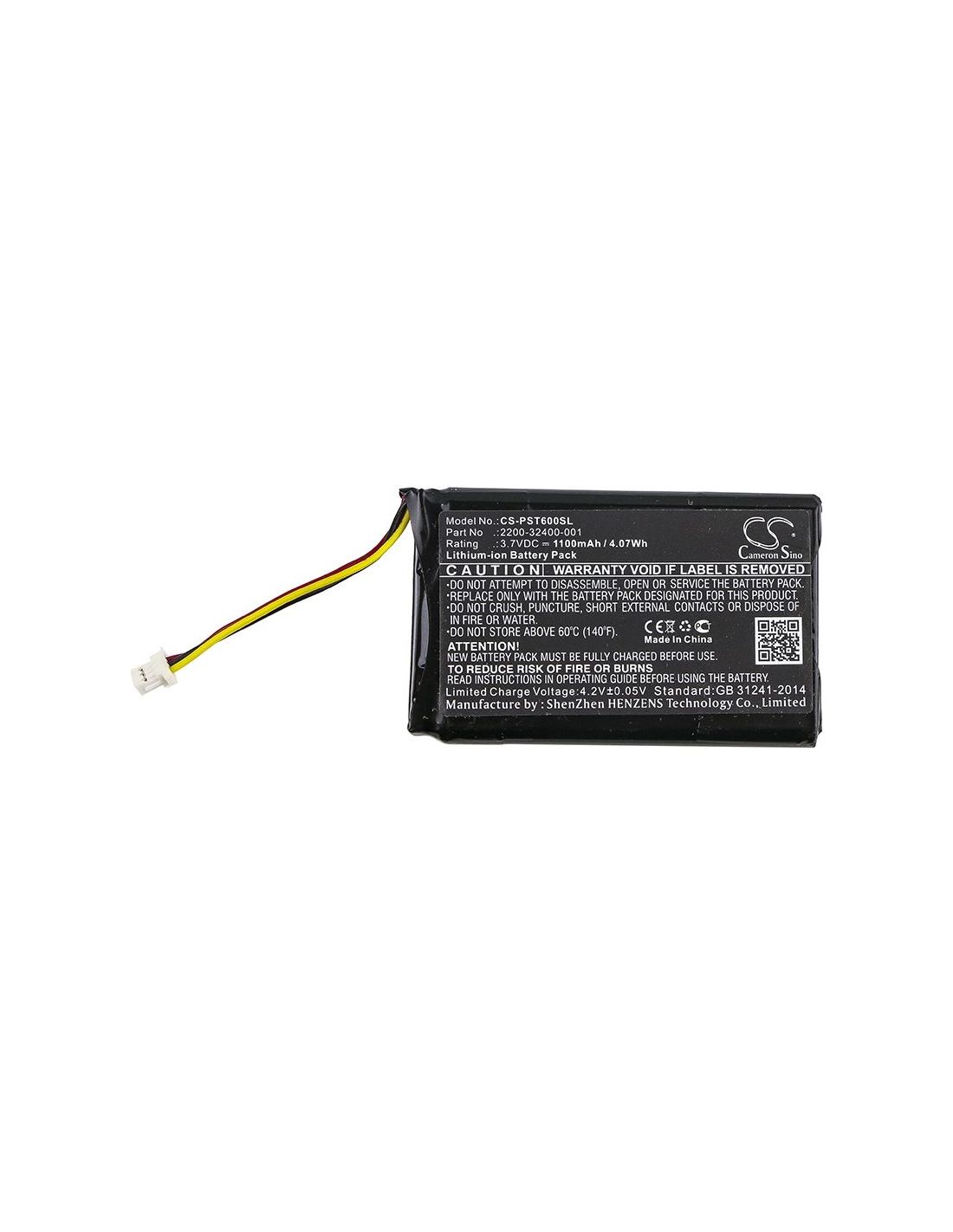 Li-ion Speaker Battery Fits Polycom, Pwm-10t, Qdx-6000, 3.7v, 1100mah Speaker Cameron Sino Technology Limited