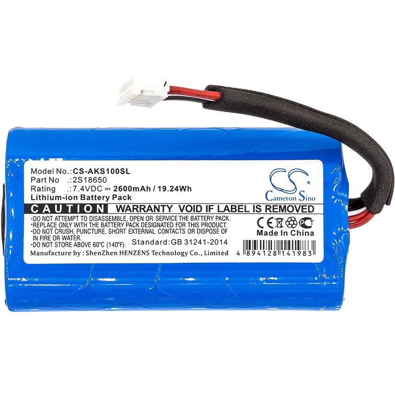 Li-ion Speaker Battery Fits Anker, Soundcore Boost, Anker 7.4v, 2600mah Speaker Cameron Sino Technology Limited