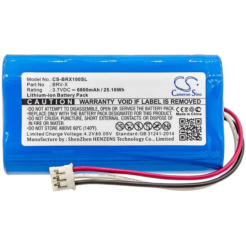 Li-ion Speaker Battery Fits Braven, Brv-x, Brvxbbb, 3.7v, 6800mah Speaker Cameron Sino Technology Limited