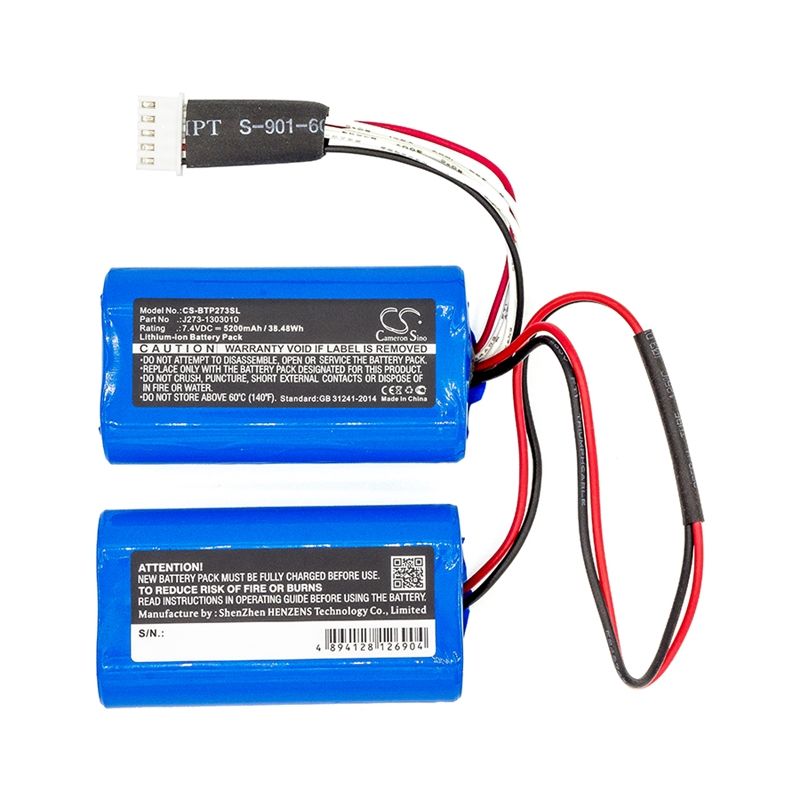 Li-ion Speaker Battery Fits Beats, J273, Pill Xl, 7.4v, 5200mah Speaker Cameron Sino Technology Limited