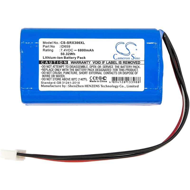 Li-ion Speaker Battery fits Sony, Srs-x30, Srs-xb3, Srs-xb30 7.4V, 6800mAh Speaker Cameron Sino Technology Limited