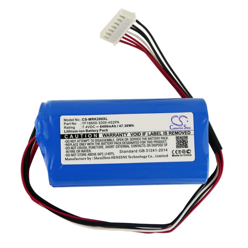Li-ion Speaker Battery fits Marshall, Kilburn Ii, Marshall 7.4V, 6400mAh Speaker Cameron Sino Technology Limited