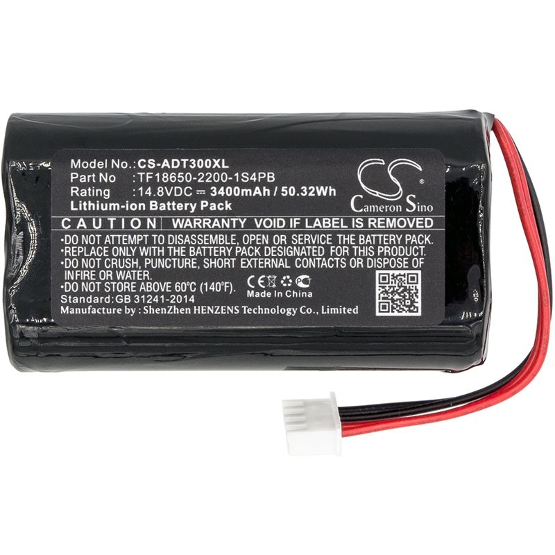 Li-ion Speaker Battery fits Audio Pro, Addon T10, Addon T3, Addon T9 14.8V, 3400mAh Speaker Cameron Sino Technology Limited