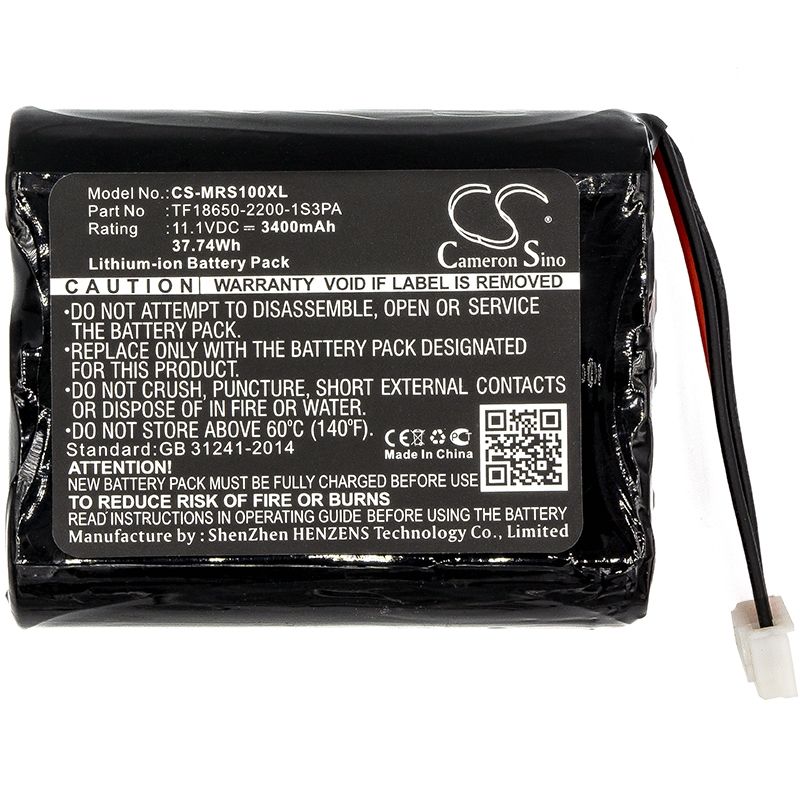 Li-ion Speaker Battery Fits Marshall, Stockwell, Marshall 11.1v, 3400mah Speaker Cameron Sino Technology Limited