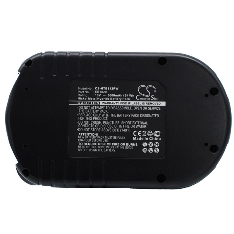 Ni-mh Battery Fits Hitachi, C 18dl, C 18dlx, C 18dmr 18.0v, 3000mah Power Tools Cameron Sino Technology Limited