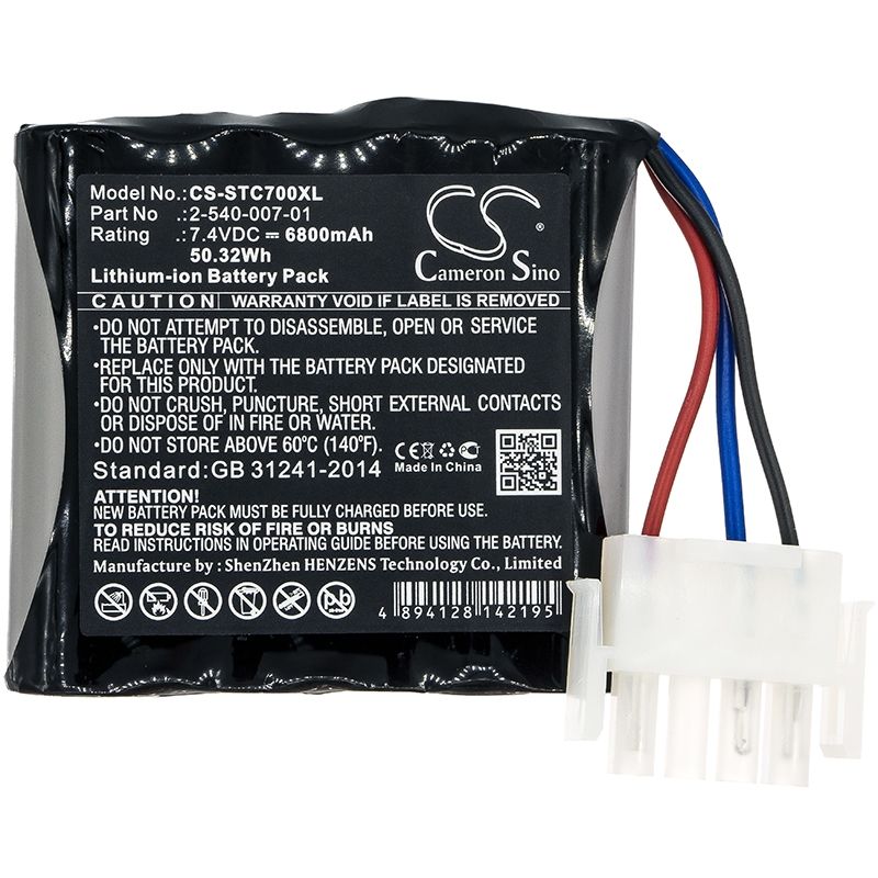 Li-ion Speaker Battery fits Soundcast, Outcast Vg7, Soundcast 7.4V, 6800mAh Speaker Cameron Sino Technology Limited