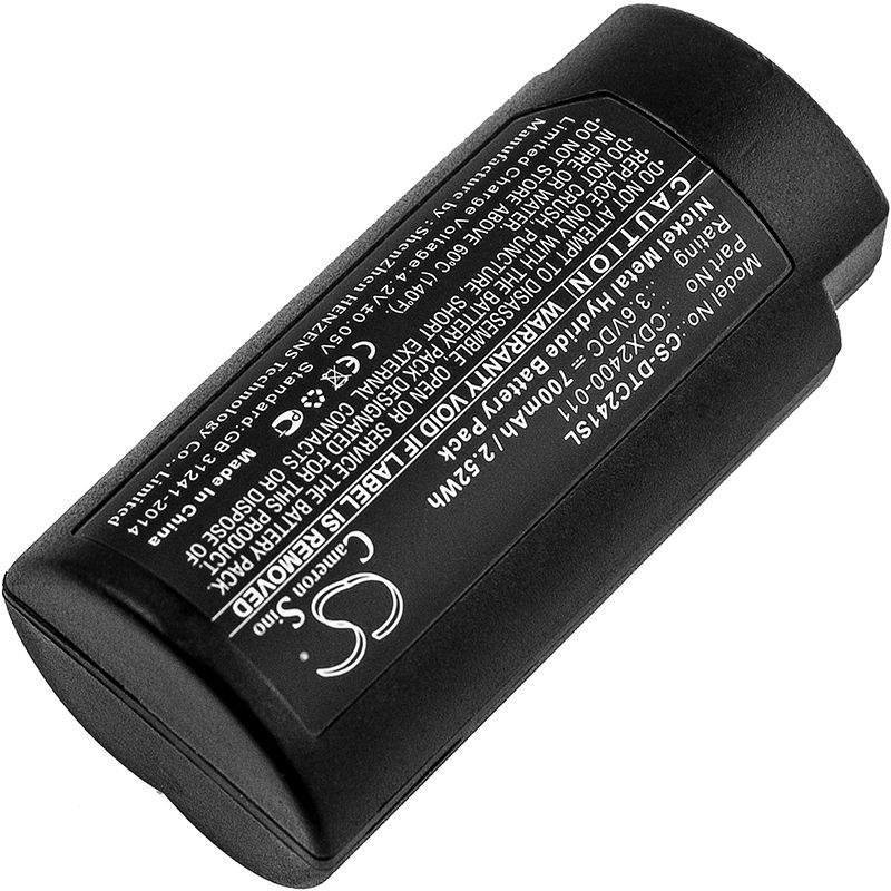Ni-MH Battery fits Cordex, Toughpix I, Toughpix Ii Trident, Tp2410xp 3.6V, 700mAh Thermal Camera Cameron Sino Technology Limited