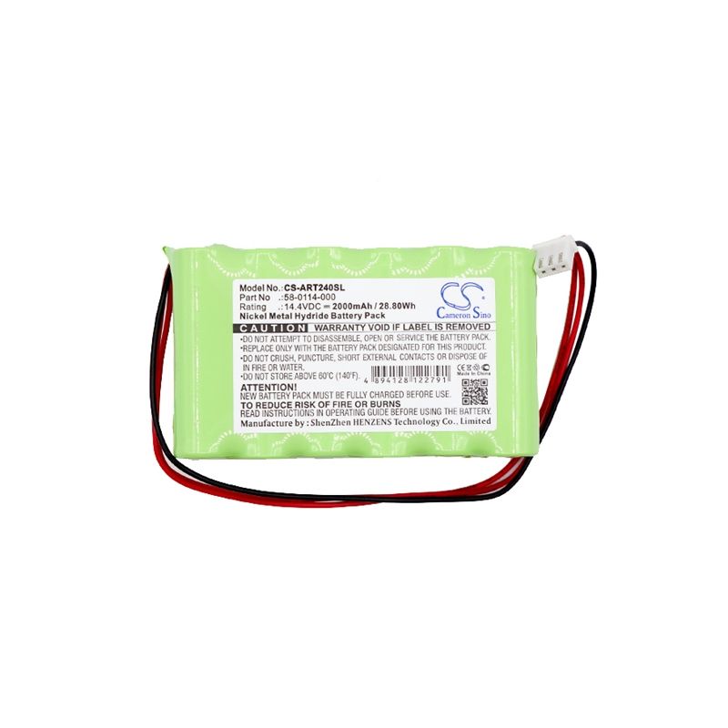 Ni-MH Battery fits Acroprint, Atr240, Atr360, 14.4V, 2000mAh Time Clock Cameron Sino Technology Limited