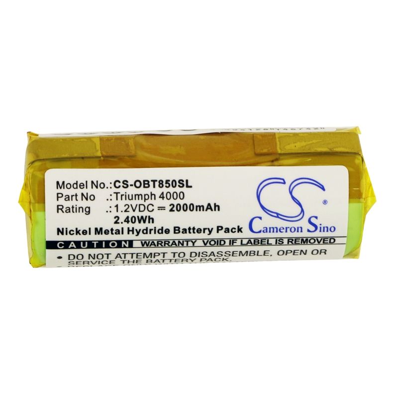 Ni-MH Battery fits Oral-b, Triumph 4000 1.2V, 2000mAh Toothbrush Cameron Sino Technology Limited