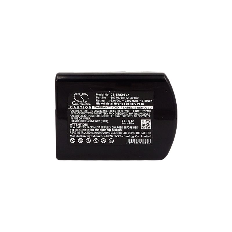 Ni-MH Battery fits Eureka, 6a, 96, 96a-1 6.0V, 2200mAh Home Electronics Cameron Sino Technology Limited (Suspended)