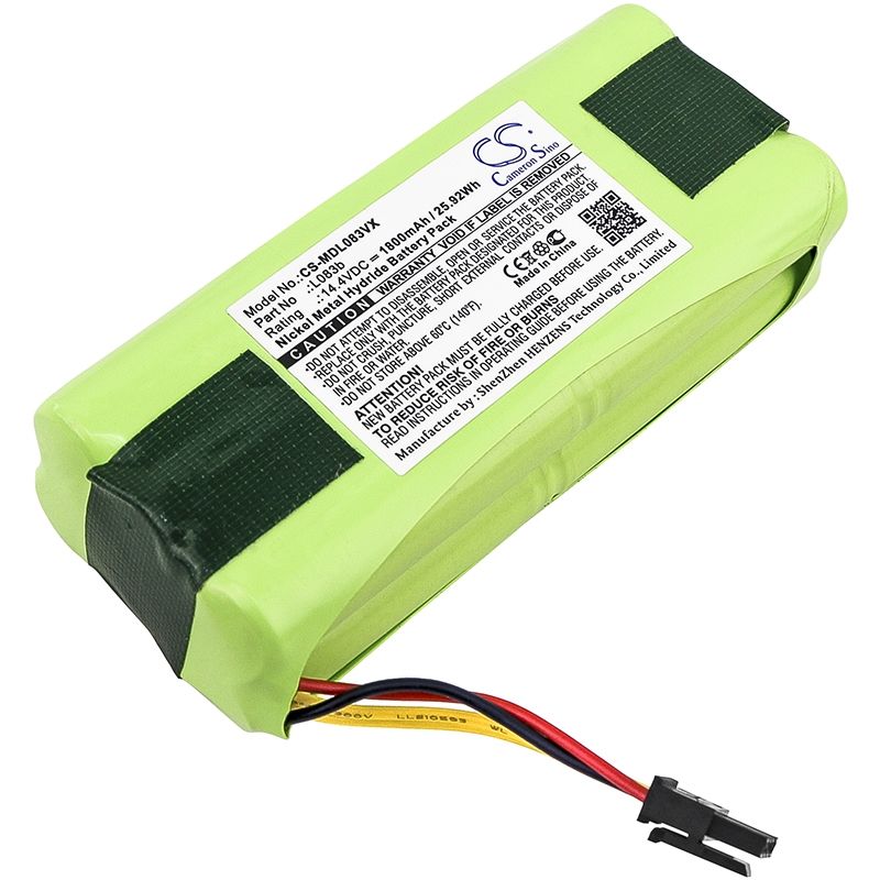 Ni-MH Battery fits Midea, R1-l081a, R1-l083b, R1-l085b 14.4V, 1800mAh Vacuum Cameron Sino Technology Limited