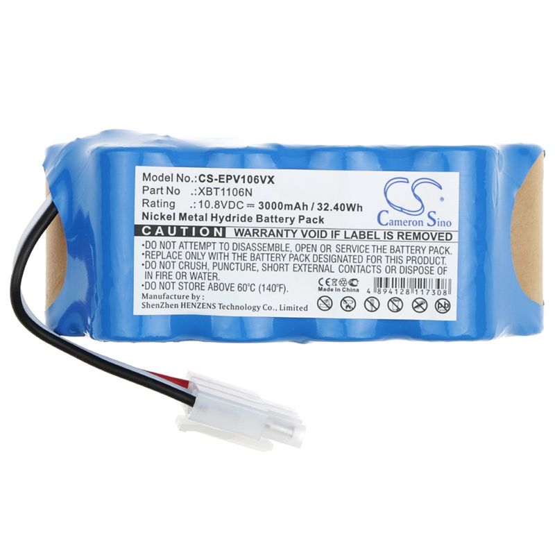 Ni-mh Battery Fits Euro Pro, Shark Navigator Sv116n Freestyle, Sv1106n, Shark 10.8v, 3000mah Vacuum Cameron Sino Technology Limited