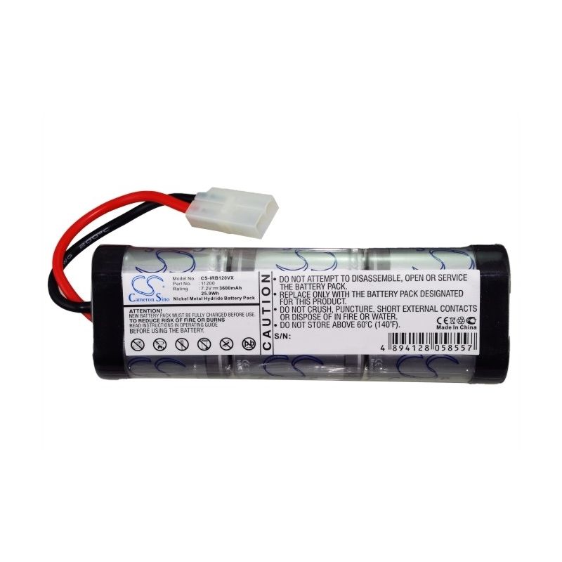 Ni-MH Battery fits Irobot, Looj 12101, Looj 130, Looj 13501 7.2V, 3600mAh Vacuum Cameron Sino Technology Limited