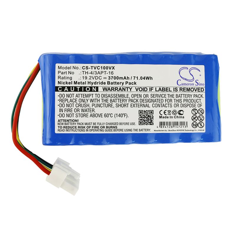 Ni-MH Battery fits Toshiba, Vc-j1x, Toshiba 19.2V, 3700mAh Vacuum Cameron Sino Technology Limited
