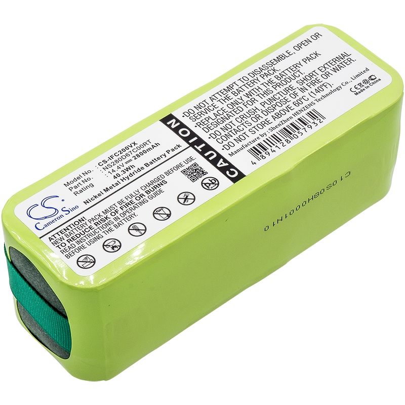 Ni-mh Battery Fits Agait, E-clean Ec01, Aircraftvacuums, Pilot Lux 14.4v, 2800mah Vacuum Cameron Sino Technology Limited