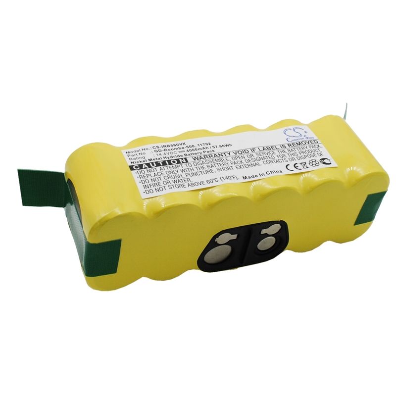 Ni-mh Battery Fits Auto Cleaner, Intelligent Floor Vac M-488, Irobot, Aps 500 14.4v, 4000mah Vacuum Cameron Sino Technology Limited