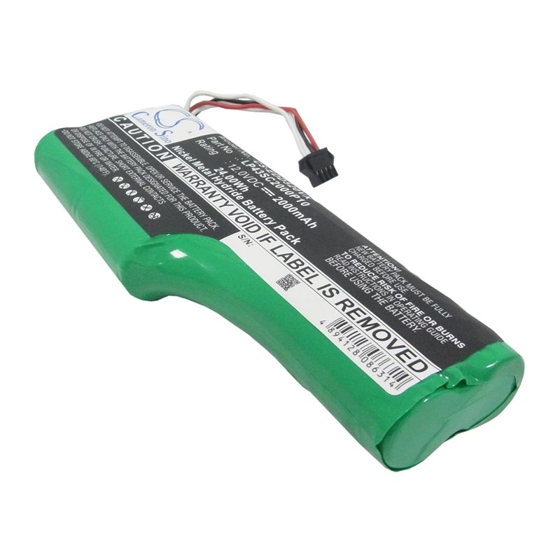 Ni-MH Battery fits Ecovacs, Deebot D520, Deebot D526, T3 12.0V, 2000mAh Vacuum Cameron Sino Technology Limited