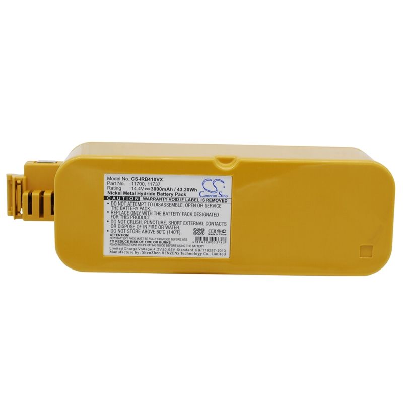Ni-MH Battery fits Cleanfriend, M488, Irobot, 4905 14.4V, 3000mAh Vacuum Cameron Sino Technology Limited