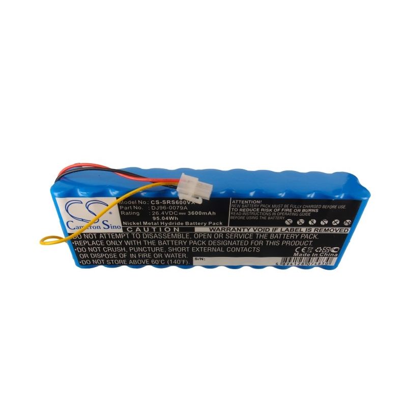 Ni-MH Battery fits Samsung, Vc-rs60, Vc-rs60h, Vc-rs62 26.4V, 3600mAh Vacuum Cameron Sino Technology Limited