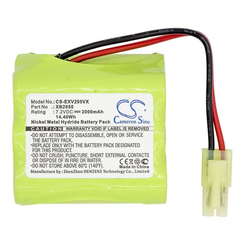 Ni-mh Battery Fits Euro Pro, V2945, V2945z, V2950 7.2v, 2000mah Vacuum Cameron Sino Technology Limited