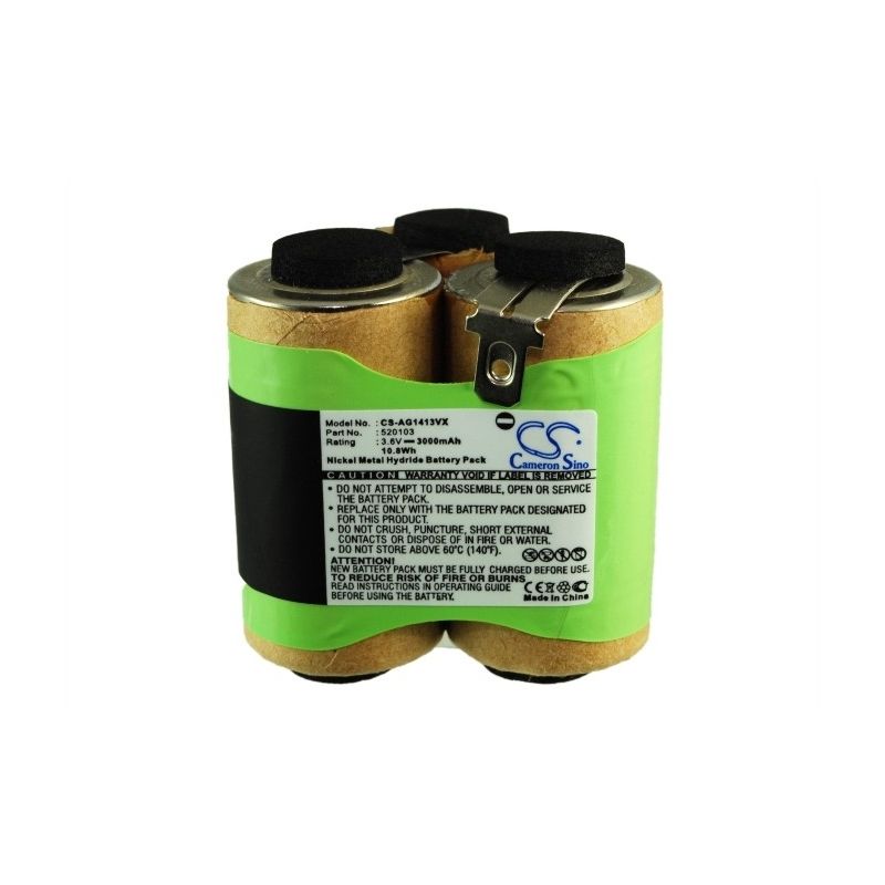 Ni-MH Battery fits Aeg, Classic 1, Liliput, Liliput Ag1413 3.6V, 3000mAh Vacuum Cameron Sino Technology Limited