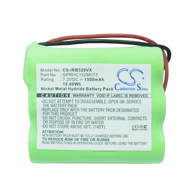Ni-mh Battery Fits Irobot, Braava 320, Braava 321, 7.2v, 1500mah Vacuum Cameron Sino Technology Limited