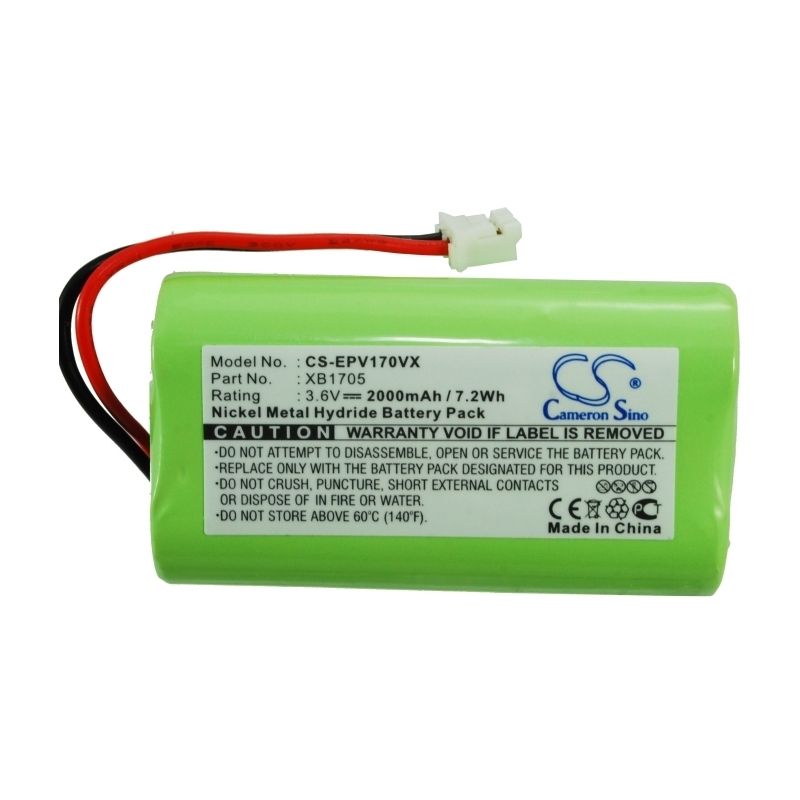 Ni-MH Battery fits Euro Pro, Shark V1705, Shark V1705i, Shark 3.6V, 2000mAh Vacuum Cameron Sino Technology Limited