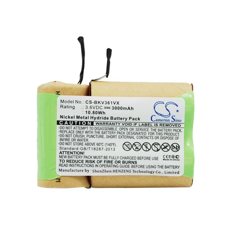 Ni-mh Battery Fits Black & Decker Dustbuster, V3610 3.6v, 3000mah Vacuum Cameron Sino Technology Limited