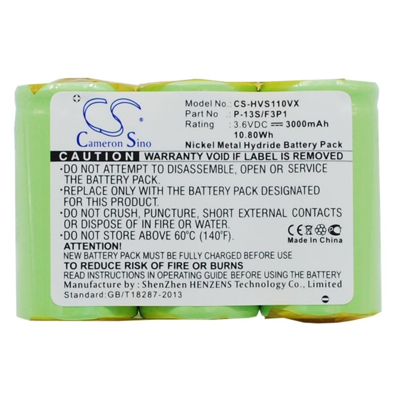 Ni-MH Battery fits Disston, Egs1a1, Egs1a4, Egs6 3.6V, 3000mAh Vacuum Cameron Sino Technology Limited
