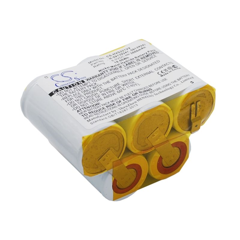 Ni-MH Battery fits Hoover, S2211, S2211-100, 6.0V, 3000mAh Vacuum Cameron Sino Technology Limited