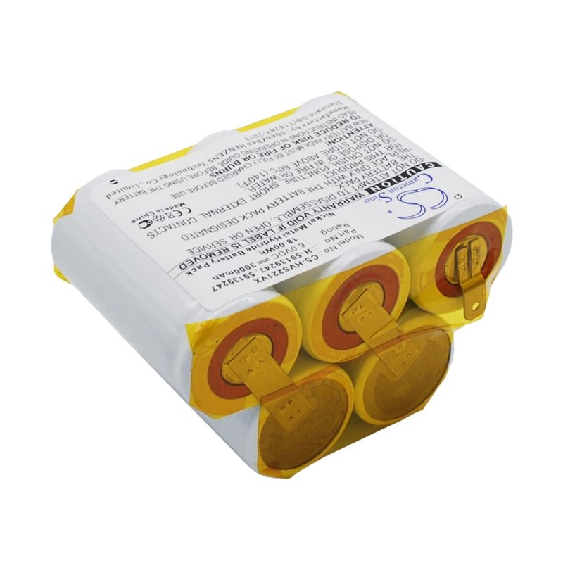 Ni-MH Battery fits Hoover, S2211, S2211-100, 6.0V, 3000mAh Vacuum Cameron Sino Technology Limited