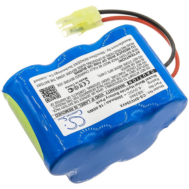 Ni-mh Battery Fits Shark, V2940c, V2940cfs, 6.0v, 3000mah Vacuum Cameron Sino Technology Limited