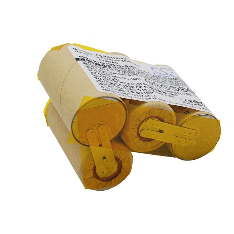 Ni-MH Battery fits Vileda, As-193e9a 4.8V, 3000mAh Vacuum Cameron Sino Technology Limited