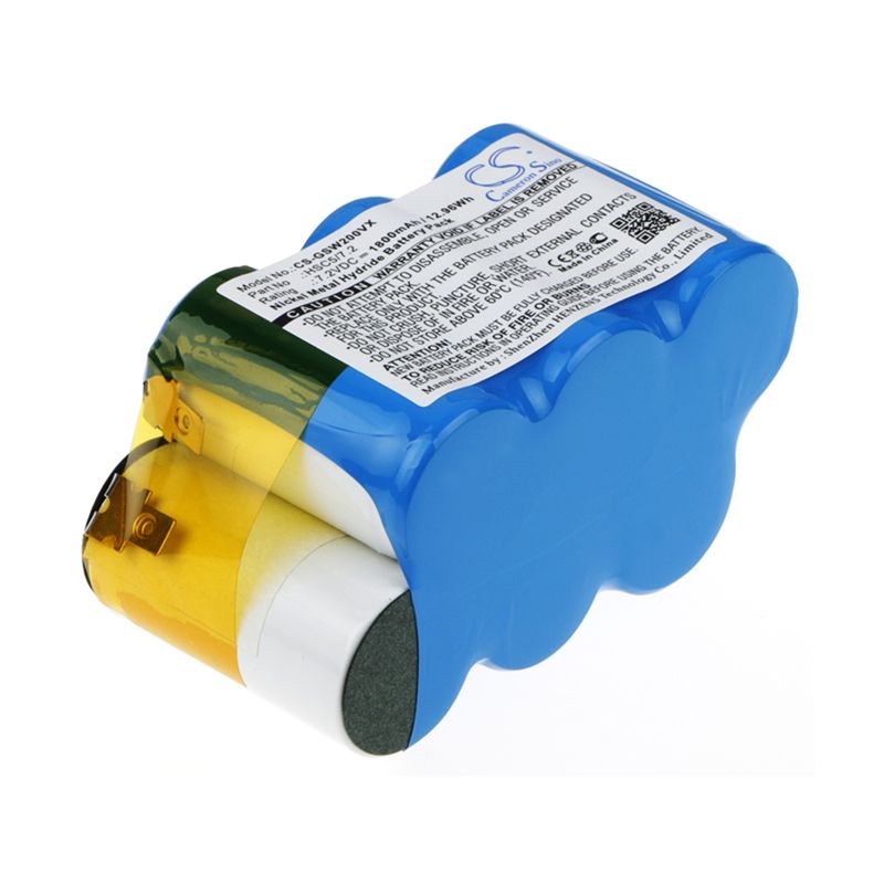 Ni-MH Battery fits Gtech, Sw01, Sw02, Sw04 7.2V, 1800mAh Vacuum Cameron Sino Technology Limited