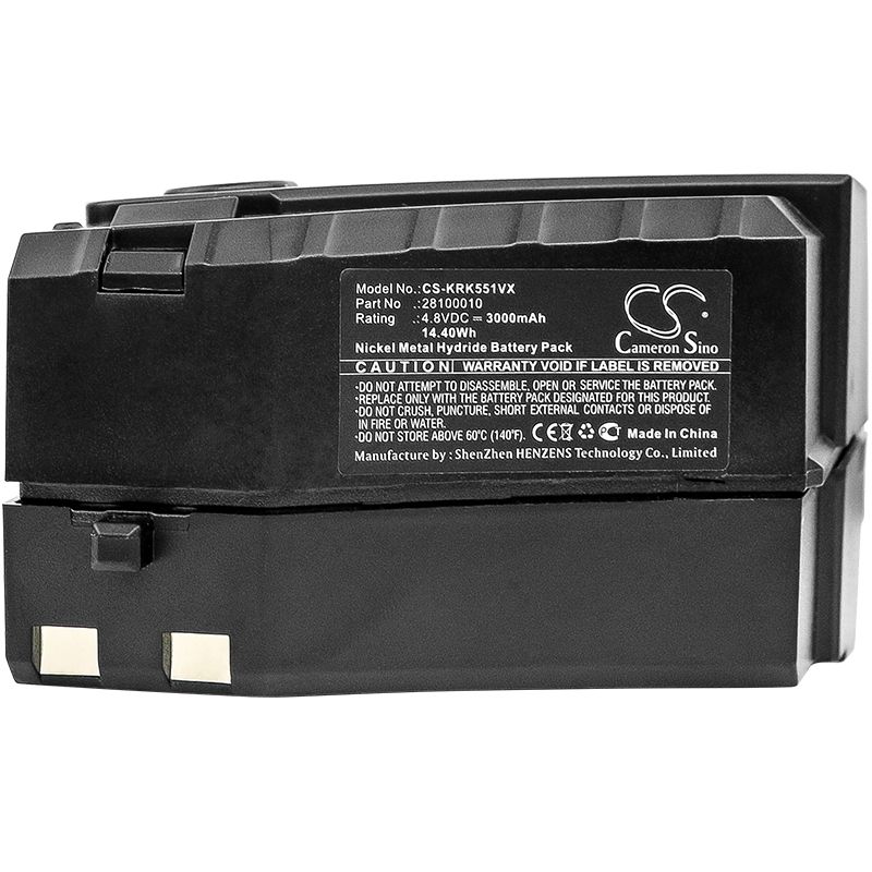 Ni-MH Battery fits Karcher, 1.258-505.0, 12585050, 1258-5050 4.8V, 3000mAh Vacuum Cameron Sino Technology Limited