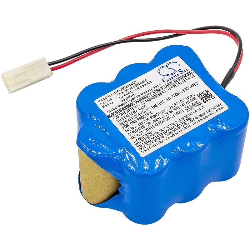 Ni-MH Battery fits Zepter, 9p130scr, 9p-130scr, 9p130scs 10.8V, 3000mAh Vacuum Cameron Sino Technology Limited