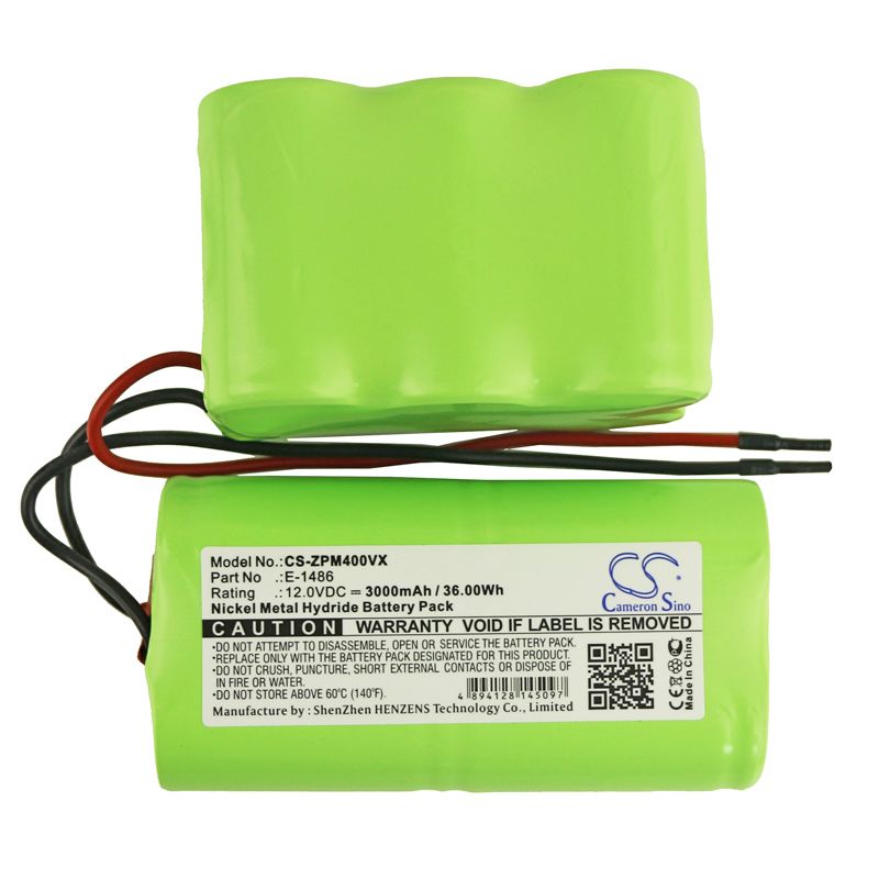 Ni-MH Battery fits Zepter, Pwc-400, Turbohandy 2 In 1, 12.0V, 3000mAh Vacuum Cameron Sino Technology Limited