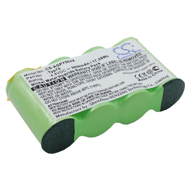 Ni-MH Battery fits Aeg, Ag64x, Liliput Vacuum Cleaner, 4.8V, 3600mAh Vacuum Cameron Sino Technology Limited