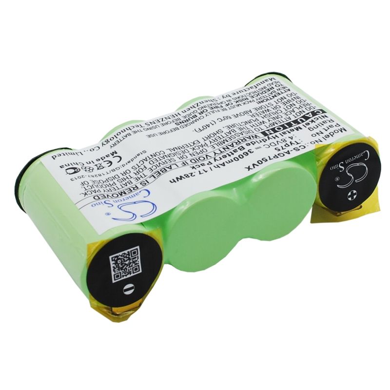 Ni-MH Battery fits Aeg, Ag64x, Liliput Vacuum Cleaner, 4.8V, 3600mAh Vacuum Cameron Sino Technology Limited