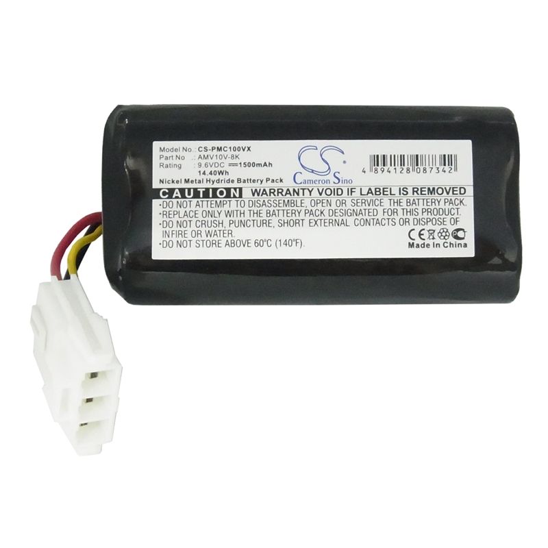 Ni-MH Battery fits Panasonic, Mc B 20 J, Mc-b10p, Mc-b20jp 9.6V, 1500mAh Vacuum Cameron Sino Technology Limited