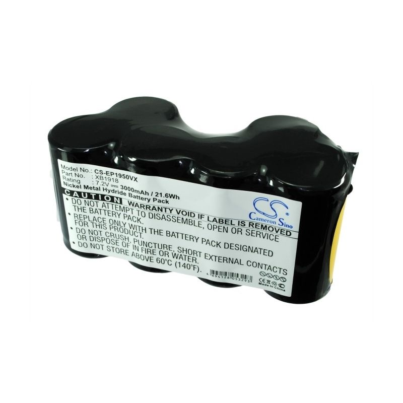 Ni-MH Battery fits Euro Pro, Apl1172m, Eu-36120, Shark V1917 7.2V, 3000mAh Vacuum Cameron Sino Technology Limited
