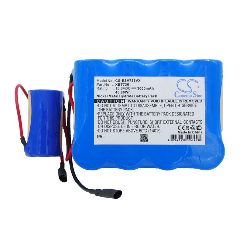 Ni-mh Battery Fits Euro Pro, Shark Sv736, Shark Sv736r, Shark Sv75 15.6v, 3000mah Vacuum Cameron Sino Technology Limited