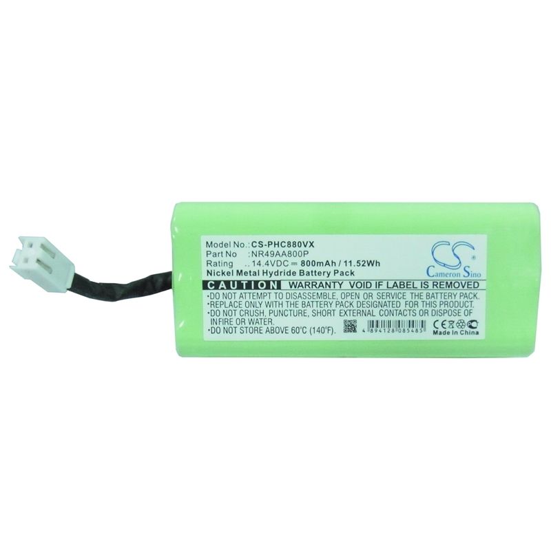Ni-MH Battery fits Philips, Fc8800, Fc8802, 14.4V, 800mAh Vacuum Cameron Sino Technology Limited